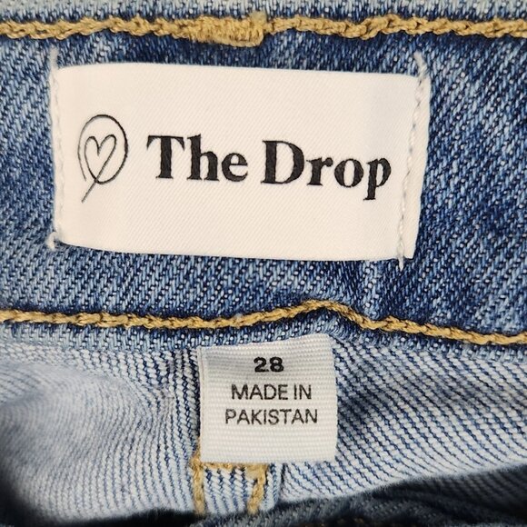 Womens Frida Wide Leg Baggy Jean Size 28 Rave Skater Grunge 90s Y2K Indigo Pants - Picture 7 of 9